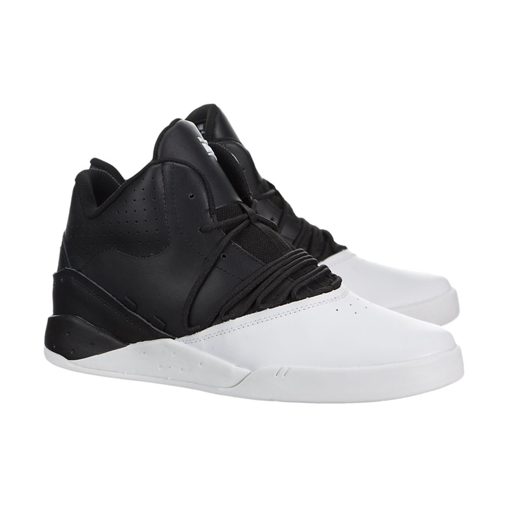 Baskets Supra Estaban Noir Blanche Black/White Homme | BBW-70168003